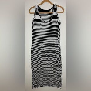 Everlane 100% Cotton Black And White Maxi Dress Women’s Small